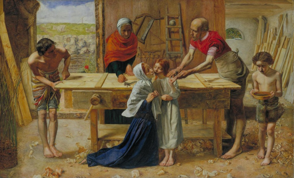 “Cristo Na Casa de Seus Pais”, John E. Millais.